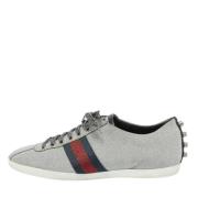 Pre-owned Fabric sneakers Gucci Vintage , Gray , Heren