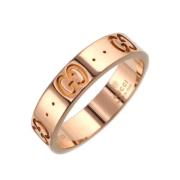 Pre-owned Rose Gold rings Gucci Vintage , Yellow , Dames