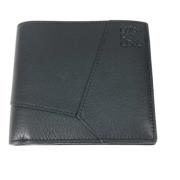 Pre-owned Leather wallets Loewe Pre-owned , Black , Dames