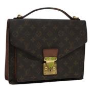 Pre-owned Canvas louis-vuitton-bags Louis Vuitton Vintage , Brown , Da...