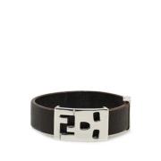 Pre-owned Metal bracelets Fendi Vintage , Gray , Dames