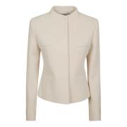 Neutrale Jas Aw24 Damesmode Courrèges , Beige , Dames