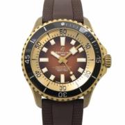 Pre-owned Rubber watches Breitling Pre-owned , Brown , Heren