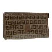 Pre-owned Canvas pouches Fendi Vintage , Brown , Dames