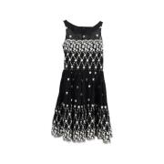 Pre-owned Cotton dresses Valentino Vintage , Black , Dames