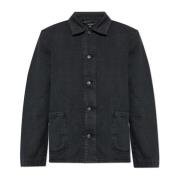 Denim shirt Kerlouan A.p.c. , Black , Heren