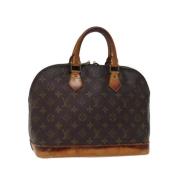 Pre-owned Canvas handbags Louis Vuitton Vintage , Brown , Dames