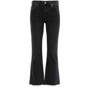 Jeans Flare Pre-owned 7 For All Mankind , Black , Dames