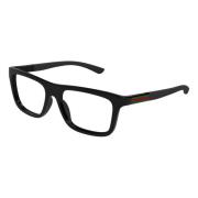 Mode Bril Zwarte Frame Gg1737O Gucci , Black , Heren