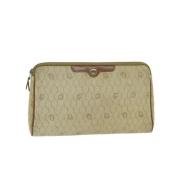 Pre-owned Leather dior-bags Dior Vintage , Beige , Dames