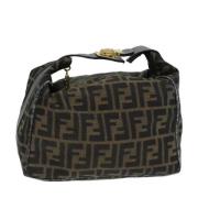 Pre-owned Canvas fendi-bags Fendi Vintage , Brown , Dames