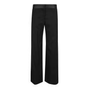 Zwarte Broek voor Vrouwen Aw24 Victoria Beckham , Black , Dames