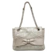 Pre-owned Leather shoulder-bags Carolina Herrera Pre-owned , Gray , Da...