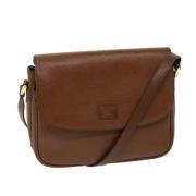 Pre-owned Leather shoulder-bags Burberry Vintage , Brown , Dames