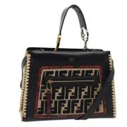 Pre-owned Leather fendi-bags Fendi Vintage , Black , Dames