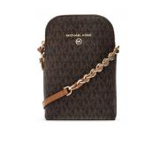 Vastgezette telefoonhouder Michael Kors , Brown , Dames