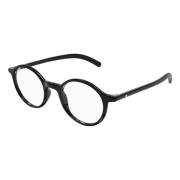 Stijlvolle Bril Zwarte Frame Montblanc , Black , Heren