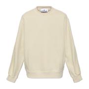 Sweatshirt met logo Stone Island , Beige , Heren