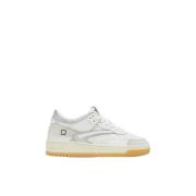 Klassieke Leren Sneakers D.a.t.e. , White , Dames