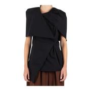 Zwarte Katoenen Overhemd Dries Van Noten , Black , Dames