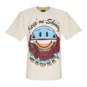 Smiley Keep On Shining Tee Market , Beige , Heren