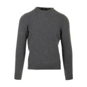 Grijze Sweater Paricollo Gran Sasso , Gray , Heren