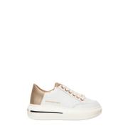 Lancaster Sneakers Wit Koper Leer Alexander Smith , White , Dames