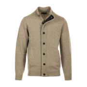 Essential Patch Zip Sweaters Barbour , Beige , Heren