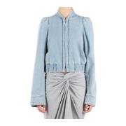 Denim Jack Dries Van Noten , Blue , Dames