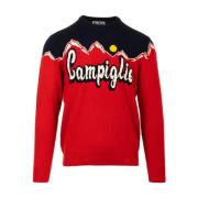 Rode Sweater Heron Stijl MC2 Saint Barth , Red , Heren