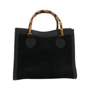 Pre-owned Suede gucci-bags Gucci Vintage , Black , Dames