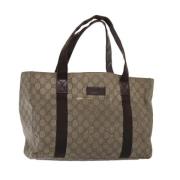 Pre-owned Leather gucci-bags Gucci Vintage , Beige , Dames