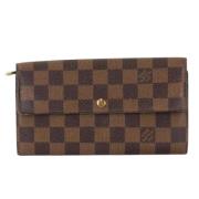 Pre-owned Canvas wallets Louis Vuitton Vintage , Brown , Dames