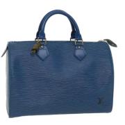 Pre-owned Leather louis-vuitton-bags Louis Vuitton Vintage , Blue , Da...