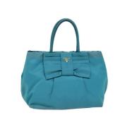 Pre-owned Nylon handbags Prada Vintage , Blue , Dames