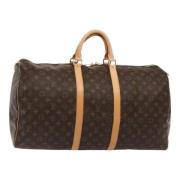 Pre-owned Canvas travel-bags Louis Vuitton Vintage , Brown , Dames