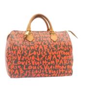 Pre-owned Canvas louis-vuitton-bags Louis Vuitton Vintage , Orange , D...