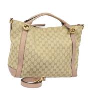 Pre-owned Canvas gucci-bags Gucci Vintage , Brown , Dames