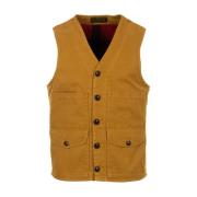 Beige Gilet Jassen Chesapeake's , Brown , Heren