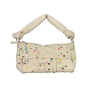 Beige Handtas met Verstelbare Schouderband Desigual , Beige , Dames