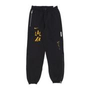 City Edition Lichtgewicht NBA Broek Los Angeles Lakers Nike , Black , ...