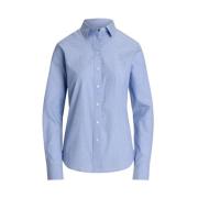 Jamelko Lange Mouw Knopen Voor Shirt Ralph Lauren , Blue , Dames