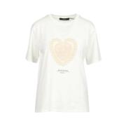 Stijlvol T-shirt voor mannen Max Mara , White , Dames