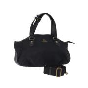 Pre-owned Nylon handbags Burberry Vintage , Black , Dames