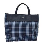 Pre-owned Nylon handbags Burberry Vintage , Blue , Dames