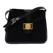 Pre-owned Suede shoulder-bags Celine Vintage , Black , Dames