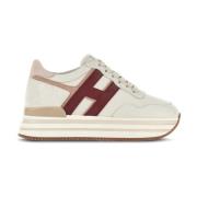 Ivoor Sneakers voor stijlvolle outfits Hogan , Beige , Dames