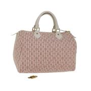 Pre-owned Canvas handbags Louis Vuitton Vintage , Pink , Dames