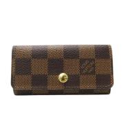 Pre-owned Fabric key-holders Louis Vuitton Vintage , Brown , Dames