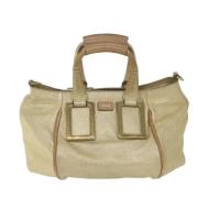 Pre-owned Leather handbags Chloé Pre-owned , Yellow , Dames